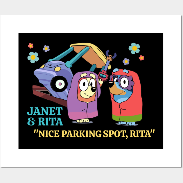 Janet And Rita Driving School Wall Art by Aona jonmomoa